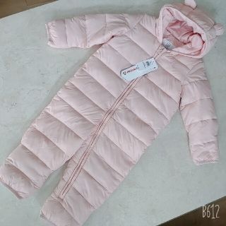 ベビーギャップ(babyGAP)の【新品未使用】babyGAP  ジャンプスーツ アウター 80サイズ ピンク(ジャケット/コート)