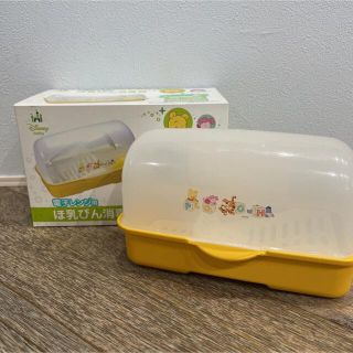 ニシマツヤ(西松屋)の哺乳瓶消毒器　電子レンジ用(哺乳ビン用消毒/衛生ケース)