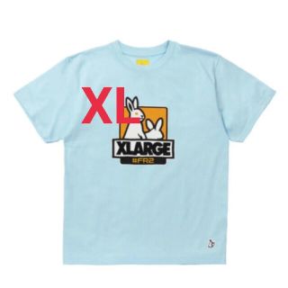 エクストララージ(XLARGE)のXLARGE #FR2 Box Logo T-shirt ブルー XL(Tシャツ/カットソー(半袖/袖なし))