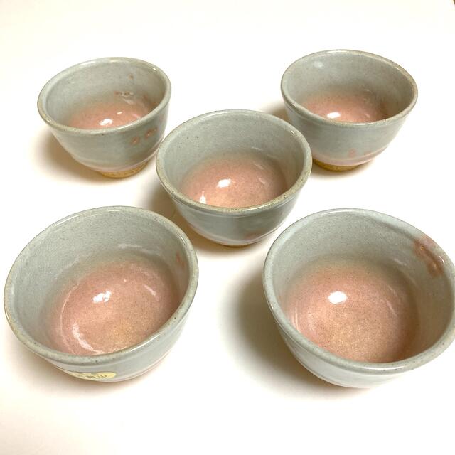 SALE‼️ 萩焼 茶器 天鵬山 ピンク 急須 湯呑み - daterightstuff.com