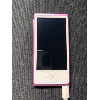 アップル(Apple)のiPod nano 第7世代　パープル　MD479J(ポータブルプレーヤー)