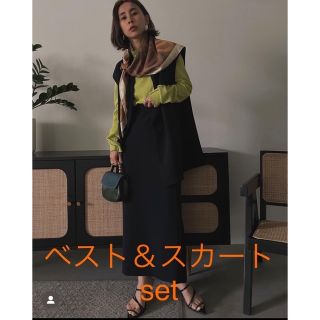 アメリヴィンテージ(Ameri VINTAGE)のamerivintage otona museコラボ　セットアイテム　ネイビー(セット/コーデ)