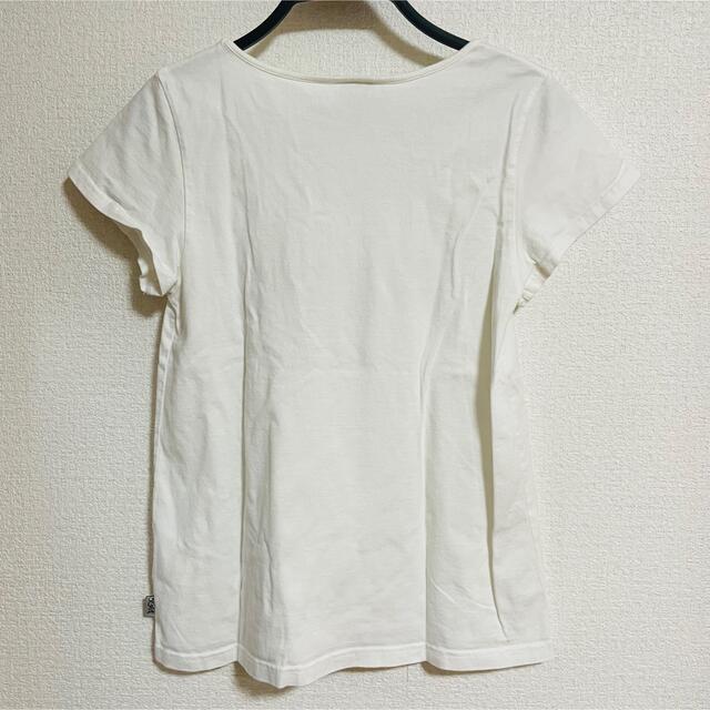 X-girl(エックスガール)のX-GIRL  ホワイト　Tシャツ レディースのトップス(Tシャツ(半袖/袖なし))の商品写真