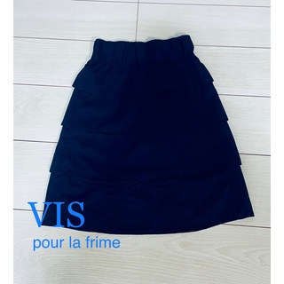 ヴィス(ViS)のオフィス　pour la frime 膝丈スカート(ひざ丈スカート)