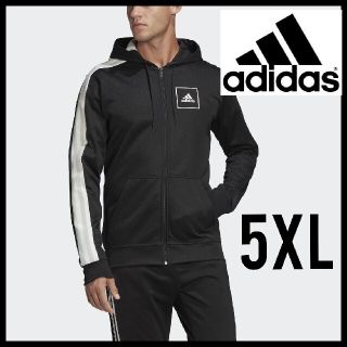 アディダス(adidas)の【大きいサイズ】adidas★ジャージ★トラックジャケット★パーカー★黒★5XL(ジャージ)