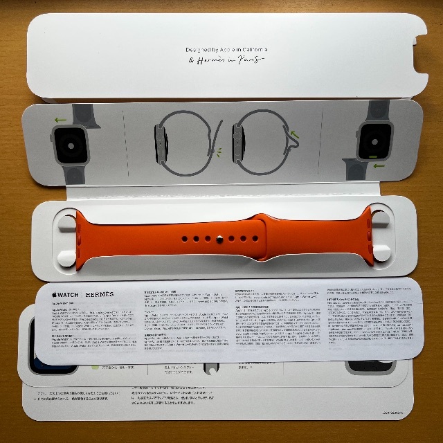 【新品】Apple Watch Hermes ラバーベルト　44mm