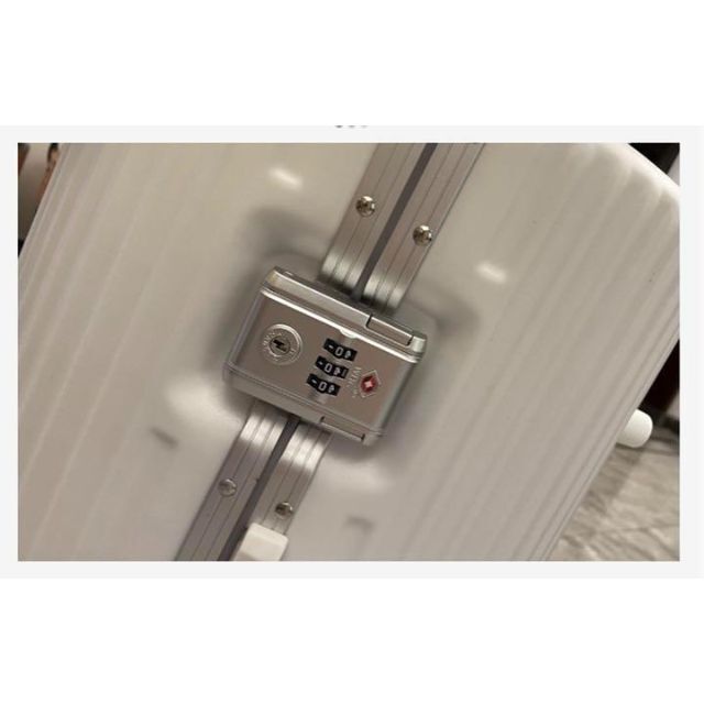 【2022年新作】スーツケース キャリーバッグ Lサイズ 55L 丸型 ホワイト