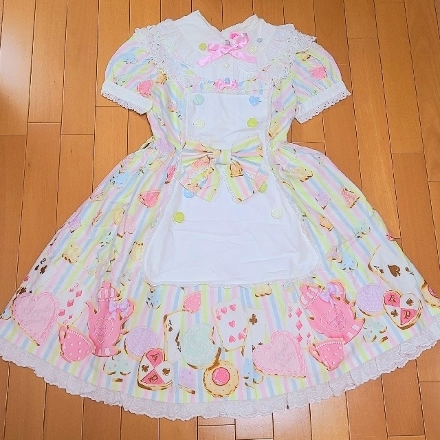 Angelic Pretty(アンジェリックプリティー)のAngelic Pretty★WonderCookie OPフルセット レディースのワンピース(ひざ丈ワンピース)の商品写真