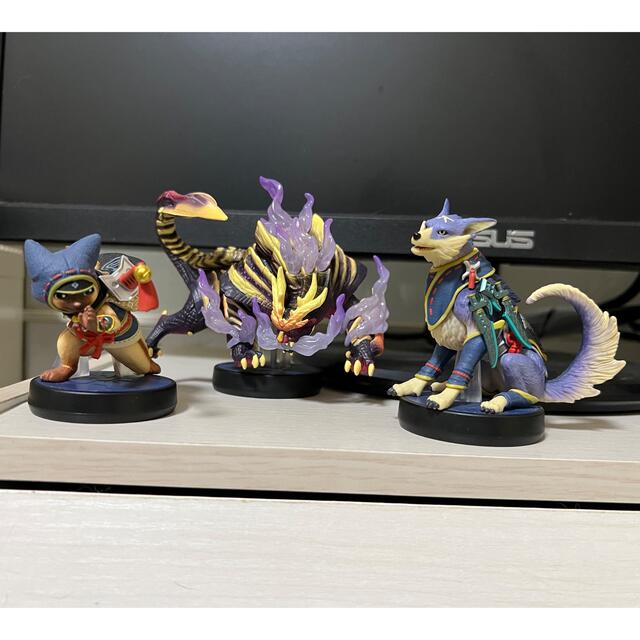 モンスターハンターライズ　amiibo  3体セット