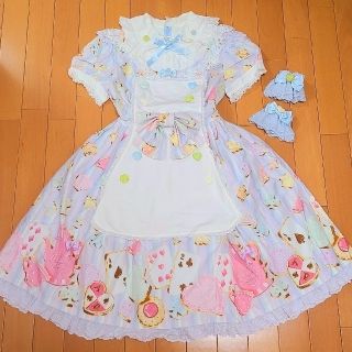 アンジェリックプリティー(Angelic Pretty)のAngelic Pretty★WonderCookieワンピースset(ひざ丈ワンピース)