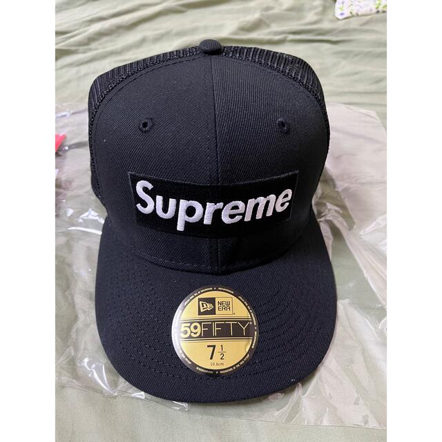 Supreme Box Logo Mesh Back New Era Black - www.glycoala.com