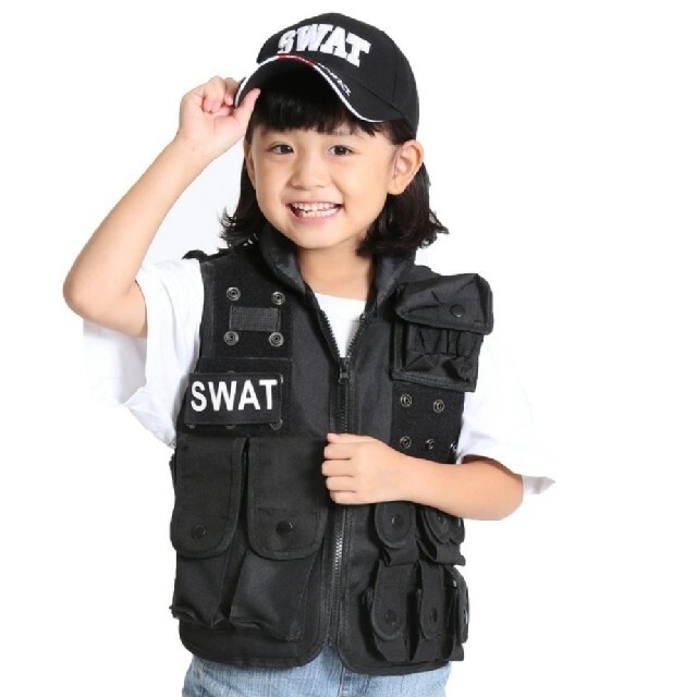 ハロウィン　コスプレ　SWAT キッズ　子供