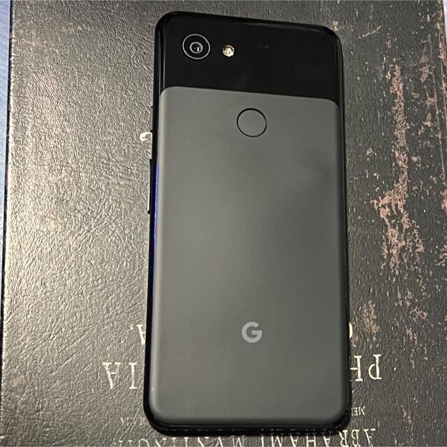 《美品》Google pixel 3a 64GB ジャストブラックスマートフォン/携帯電話