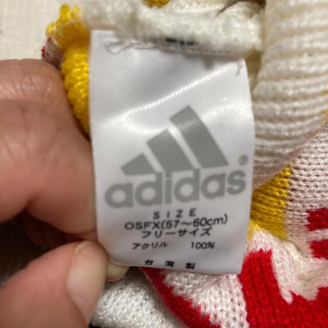 adidas(アディダス)のadidas.ニット帽子／size 57〜60 レディースの帽子(ニット帽/ビーニー)の商品写真