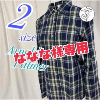 アーノルドパーマー(Arnold Palmer)の【ななな様専用】オーバーチェック柄の長袖シャツ♪(シャツ/ブラウス(長袖/七分))