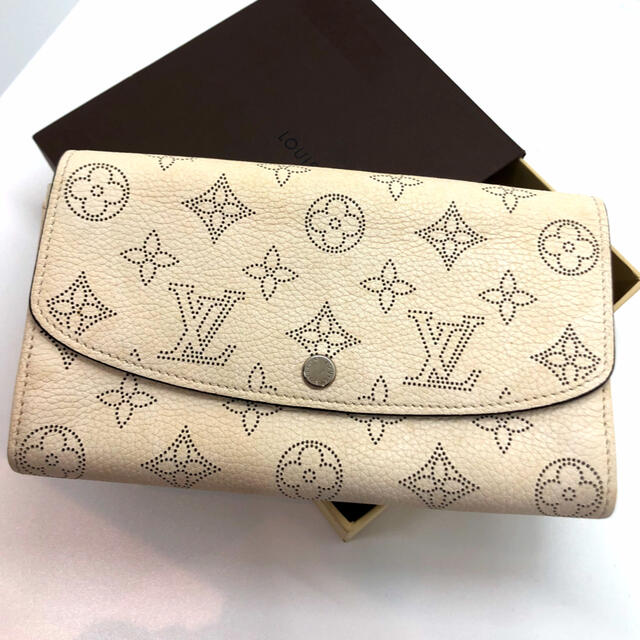 美品 LOUISVUITTON イリス マヒナ ガレ 長財布 ヴィトン