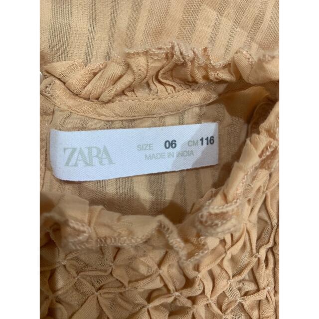 ZARA(ザラ)のZARA シャツ キッズ/ベビー/マタニティのキッズ服女の子用(90cm~)(ブラウス)の商品写真