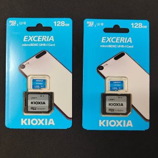 トウシバ(東芝)の新品未使用 旧東芝 KIOXIA  microSD 128GB アダプター付き(その他)