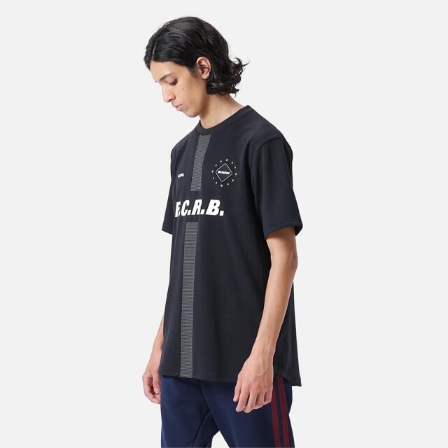 FCRB 22AW S/S PRE MATCH TOP ブラック XL