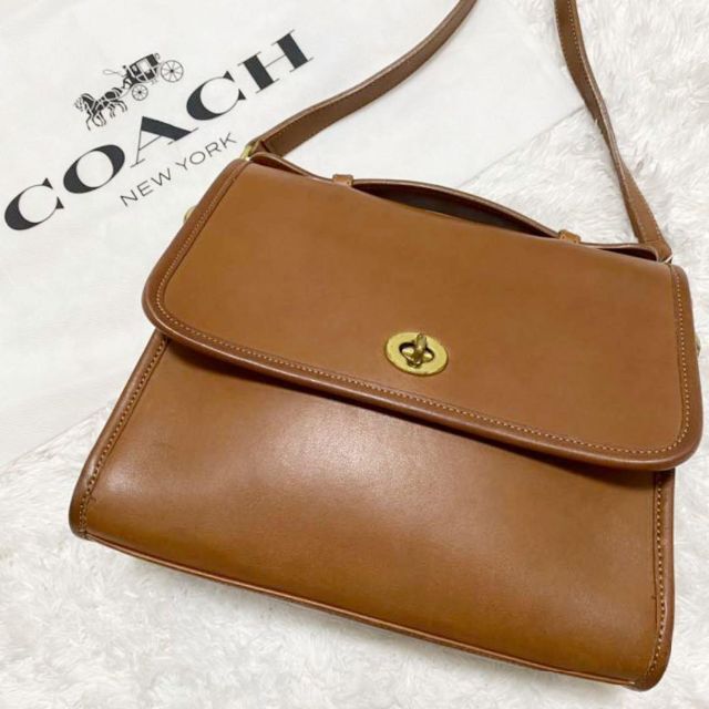 COACH - 【美品】オールドコーチ 2way ショルダーバッグ ターンロック