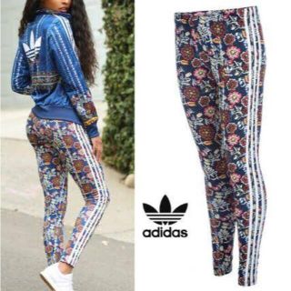 アディダス(adidas)のアディダス　レギンス　花柄(レギンス/スパッツ)