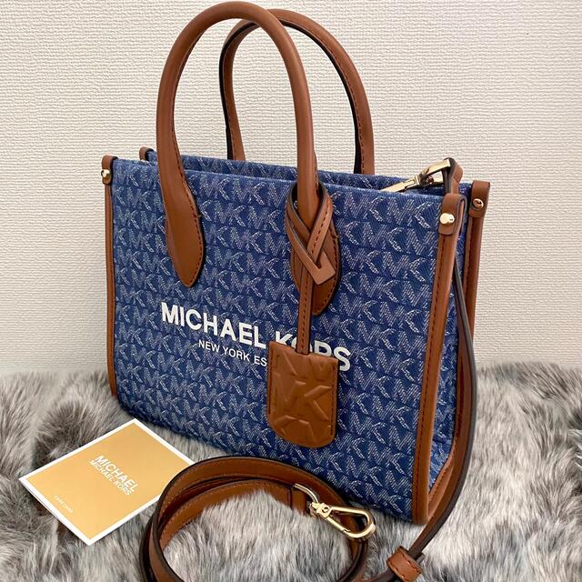 新品☆MICHAEL KORS デニム シグネチャー ショルダーバッグ