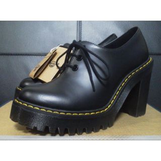 ドクターマーチン(Dr.Martens)の【極美品】Dr.Martens SALOME UK3 黒 厚底 ヒール サロメ(ローファー/革靴)