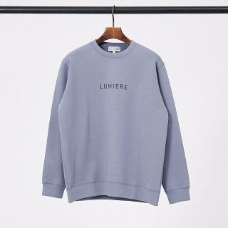 アバハウス(ABAHOUSE)の【ブルーグレー】【LUMIERE】シルキー ロゴ プルオーバー(Tシャツ/カットソー(半袖/袖なし))