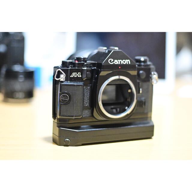 カメラ フィルムカメラ フィルムカメラ　CANON A-1 動作品　レンズはオマケ