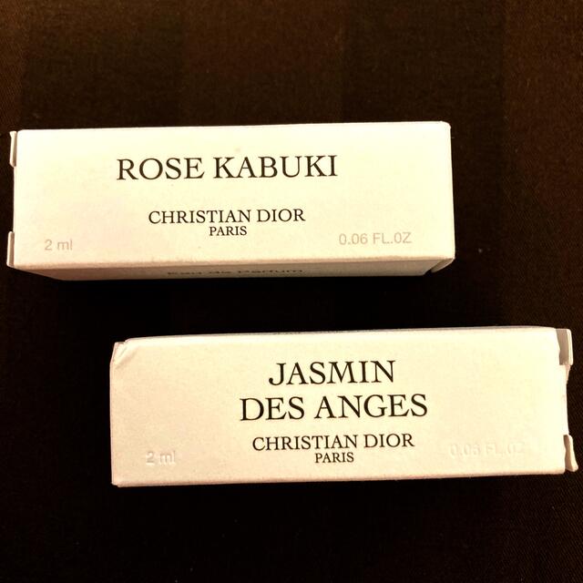 Christian Dior - クリスチャンディオール パルファン2ml ローズカブキ&ジャスミンデサンジュの通販 by べにお's