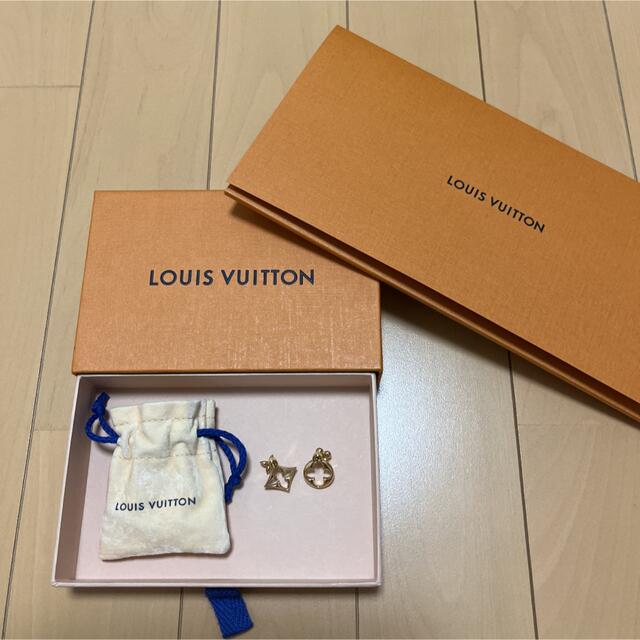 ★ ルイヴィトン　ピアス　ブックル ドレイユ・ピュス LV フラワーグラム