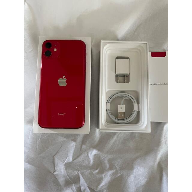 iPhone 11 (PRODUCT)RED 256 GB SIMフリー - スマートフォン本体