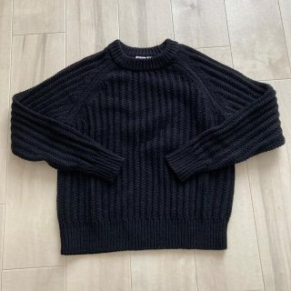 ユニクロ(UNIQLO)のユニクロU キッズ 160cm セーター 黒(ニット)