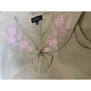 ユナイテッドアローズグリーンレーベルリラクシング(UNITED ARROWS green label relaxing)のTJ GLR 刺繍 サロペット　オーバーオール　グリーンレーベルリラクシング(その他)