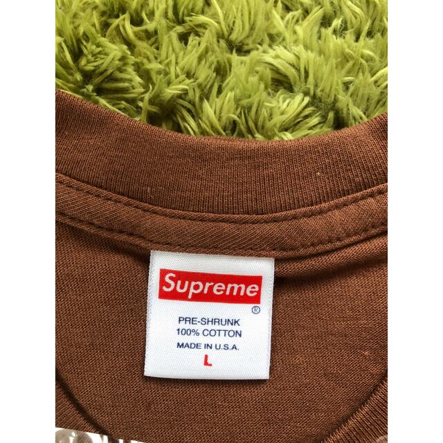 supreme bandana box logo tee brown Lサイズ