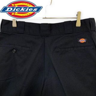 ディッキーズ(Dickies)のディッキーズ874w32 アメリカ古着ワンポイントロゴワークパンツブラックメンズ(ワークパンツ/カーゴパンツ)