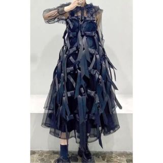 ノワールケイニノミヤ(noir kei ninomiya)のノワールケイニノミヤ　2022SS リボンハーネス(ロングワンピース/マキシワンピース)