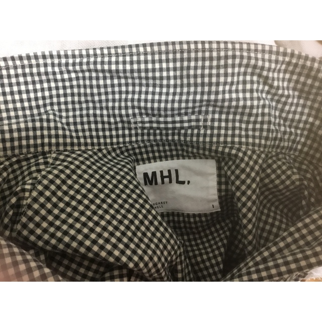 MARGARET HOWELL(マーガレットハウエル)のMHL  チェック　シャツ　ブラウス レディースのトップス(シャツ/ブラウス(半袖/袖なし))の商品写真