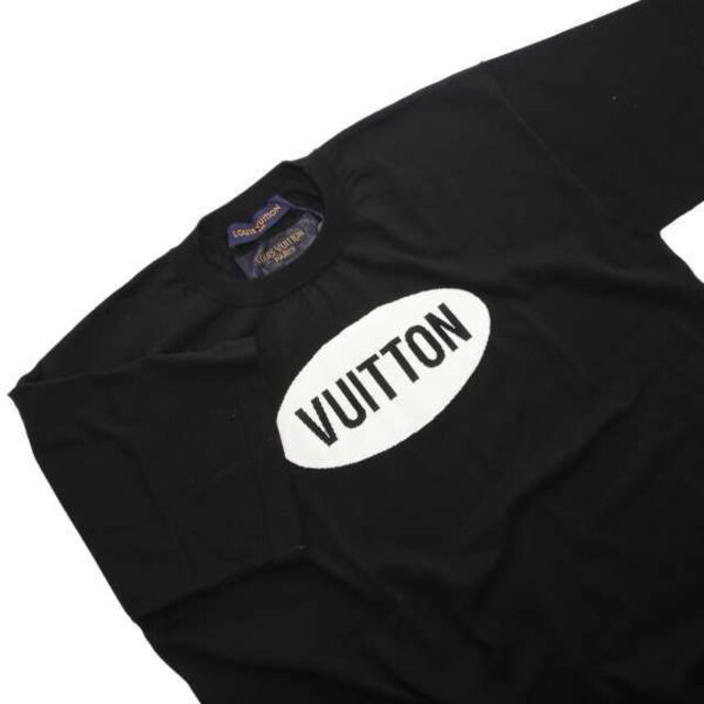 LOUIS VUITTON ルイヴィトン 16AW FRONT LOGO L/S TEE RM162M CMS HAY03W フロントロゴ 長袖Tシャツ カットソー グレー