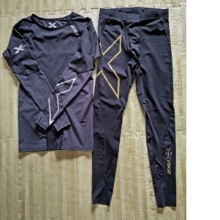 ツータイムズユー(2XU)の2XU コンプレッションウェア　メンズS　上下セット(ウェア)