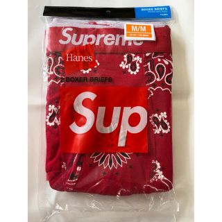 シュプリーム(Supreme)のSupreme Hanes Bandana Boxer Briefs 【赤】(ボクサーパンツ)