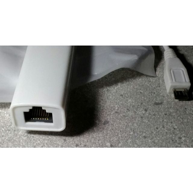 Android端末用 USB接続LANアダプタ (TMーmicroUSBLAN  スマホ/家電/カメラのスマホアクセサリー(その他)の商品写真