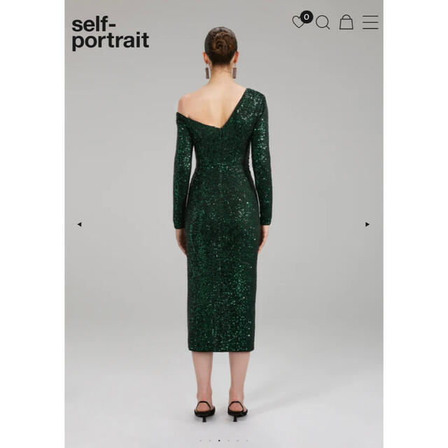 ❇️Selfportrait正規22秋セルフポートレートシャツワンピース www