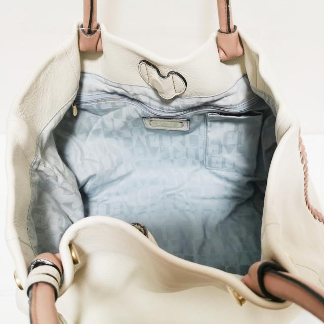 Furla - フルラ ハンドバッグ - 白×グレー レザーの通販 by
