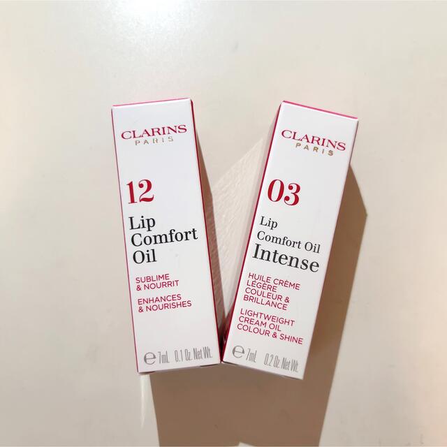 CLARINS(クラランス)の2点セット　CLARINS  コンフォートリップオイル/ リップオイルインテンス コスメ/美容のベースメイク/化粧品(口紅)の商品写真