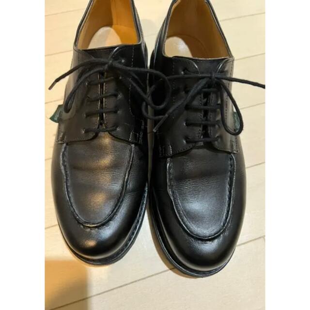 Paraboot(パラブーツ)の【ジョン様専用】シャンボード ブラックNOIR UK6.5 25.0cm メンズの靴/シューズ(ドレス/ビジネス)の商品写真