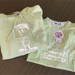 ジーユー(GU)の大橋和也 GU×なにわ男子 パーカー&Tシャツ&エコバッグ Mサイズ 3点セット(パーカー)