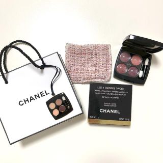 シャネル(CHANEL)のCHANEL レキャトルオンブルツイード 02ツイードプールプル ノベルティ付(アイシャドウ)