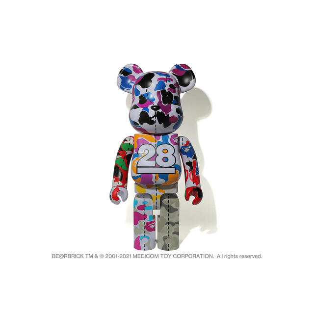 A BATHING APE(アベイシングエイプ)のAPE 28TH ANNIVERSARY BE@RBRICK BAPE CAMO メンズのメンズ その他(その他)の商品写真