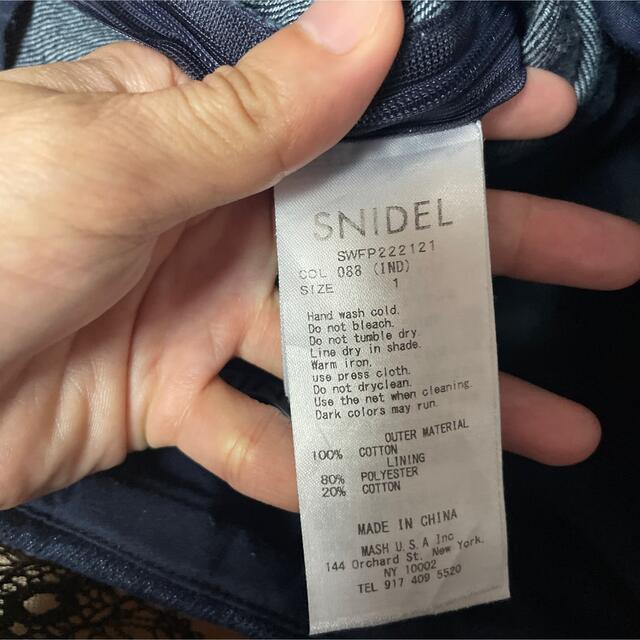 ハイウエストスカショーパンデニム♡SNIDEL